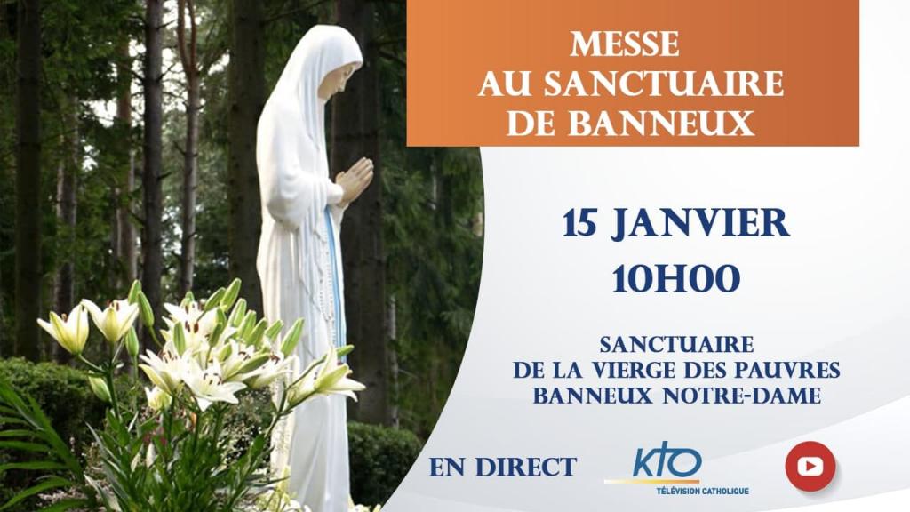 Priez la Vierge des Pauvres à Banneux le 15 janvier