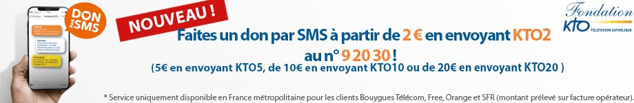 Bannière don par SMS 2022