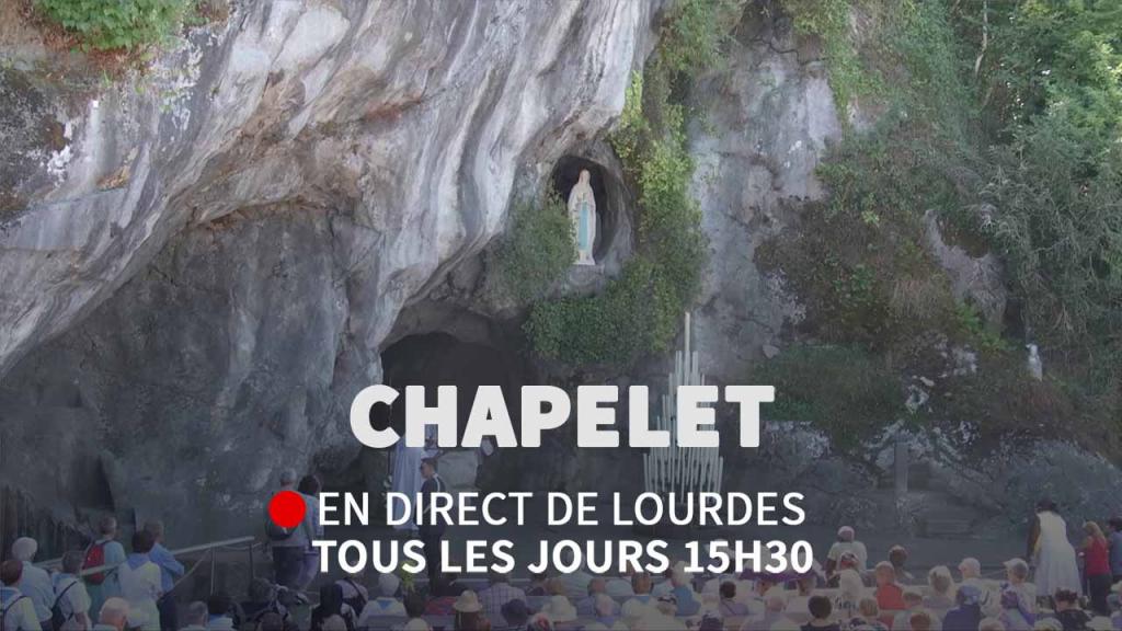 Chapelet du 2 décembre 2022 à Lourdes
