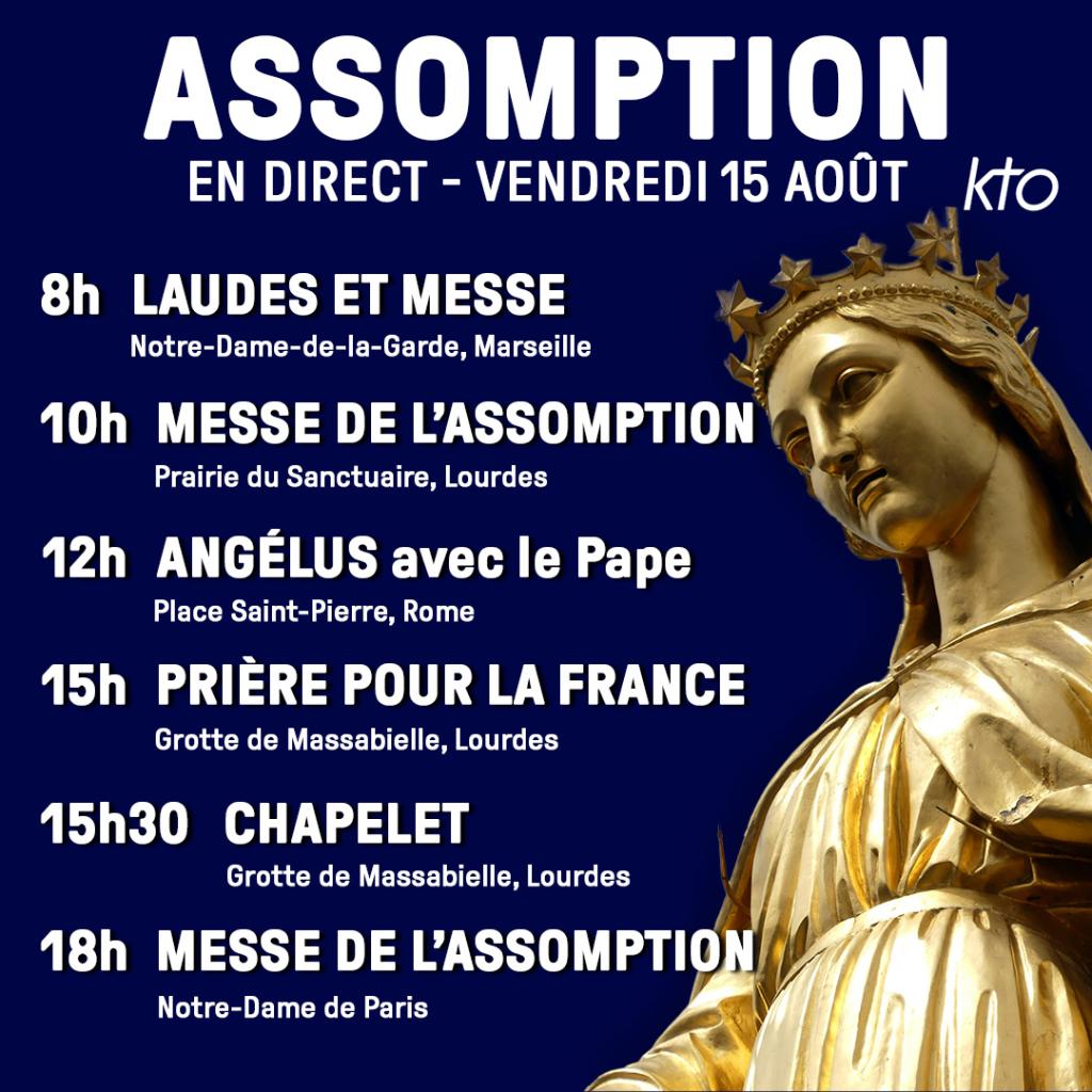 15 août programmation KTO