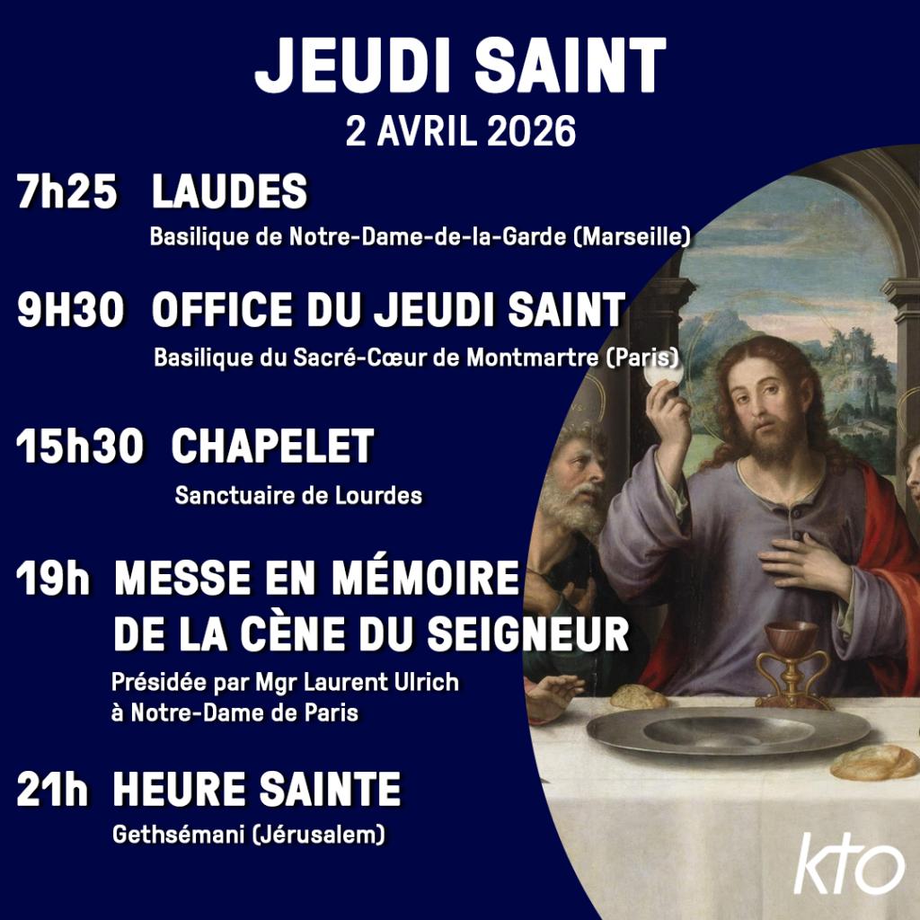 jeudi saint prog 2026