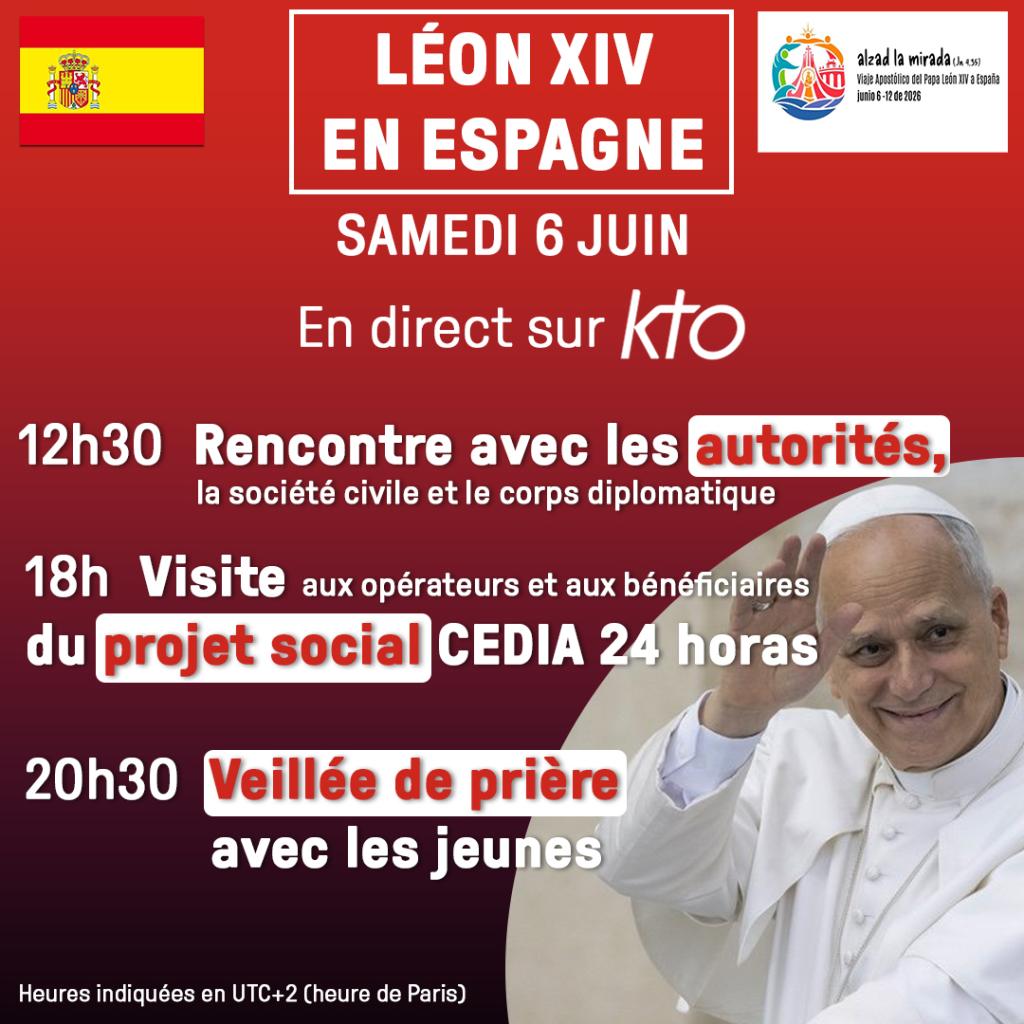 léon xiv madrid 6 juin 2026