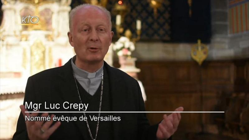 Mgr Luc Crepy, nouvel évêque de Versailles