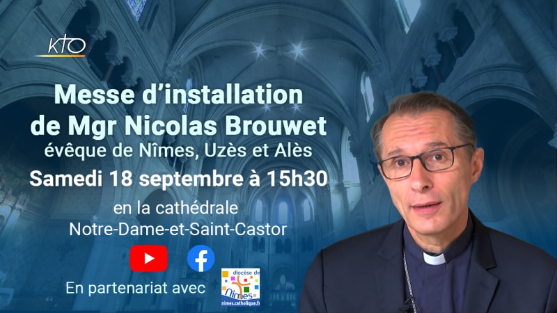 Messe d'installation de Mgr Nicolas Brouwet, évêque de Nîmes, Uzès et Alès