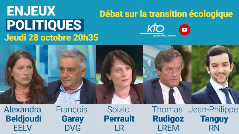 Ce jeudi 28 octobre : Enjeux politiques, débat sur la transition écologique