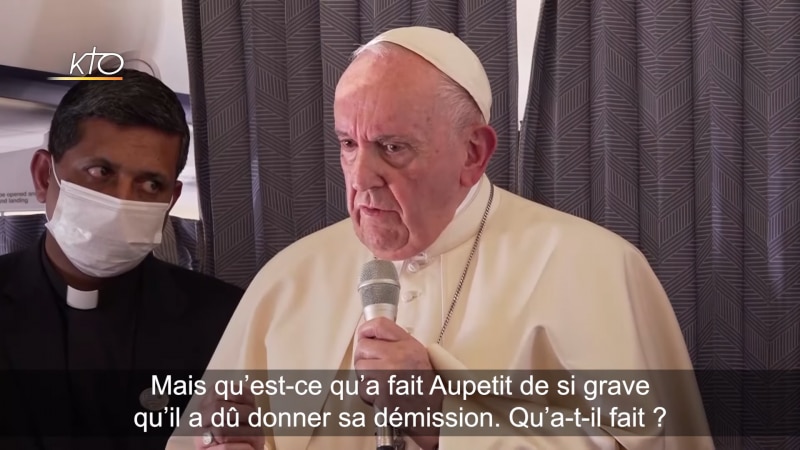 Ce que le Pape a dit sur la démission de Mgr Aupetit
