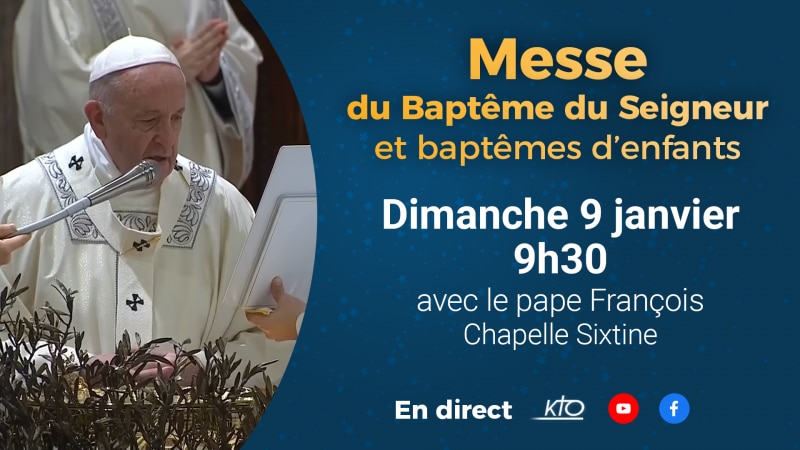 Fête du Baptême du Seigneur et baptêmes d'enfants à Rome