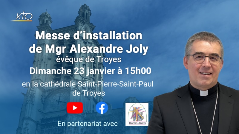 Messe d'installation de Mgr Alexandre Joly, nouvel évêque de Troyes