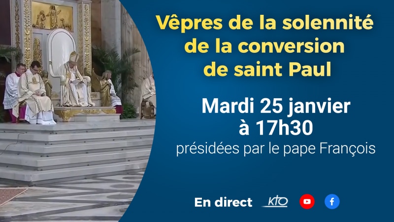 La fête de la conversion de Saint Paul en cette fin de Semaine de prière pour l'unité des chrétiens