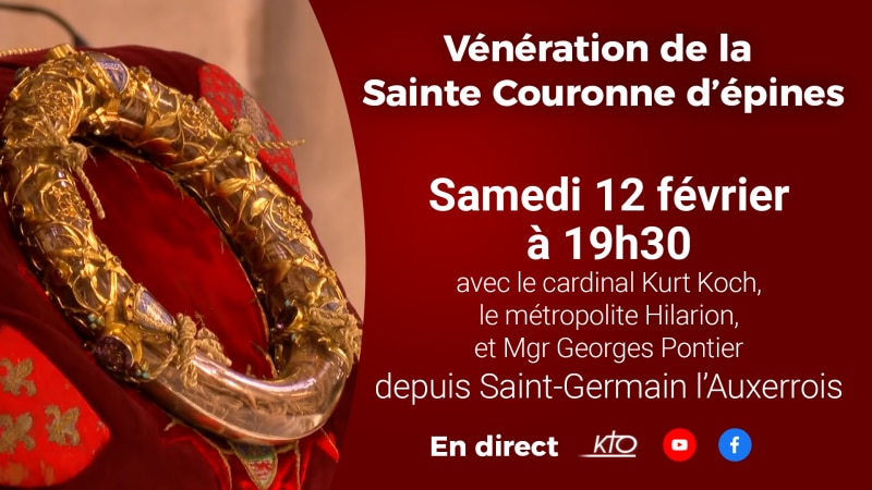 Vénération de la Couronne d’épines : le cardinal Koch et le métropolite Hilarion à Paris