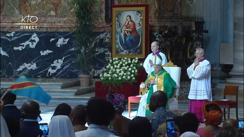 Malgré le report du voyage en RDC, union de prière avec la communauté congolaise