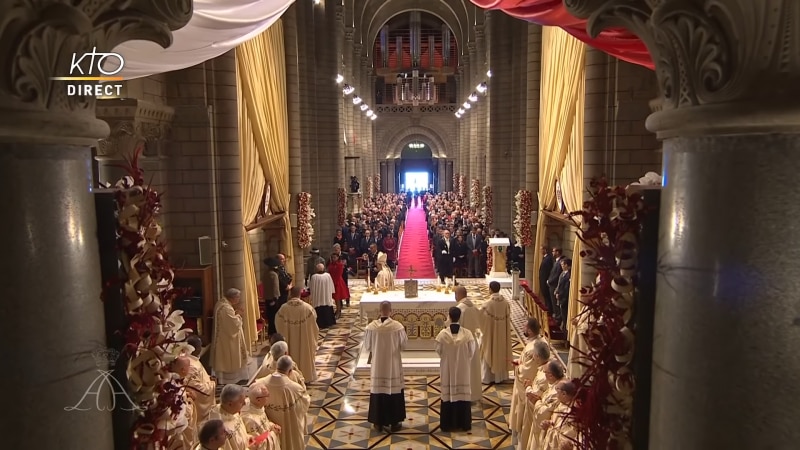 Messe solennelle d'action de grâce à Monaco, pour la fête nationale