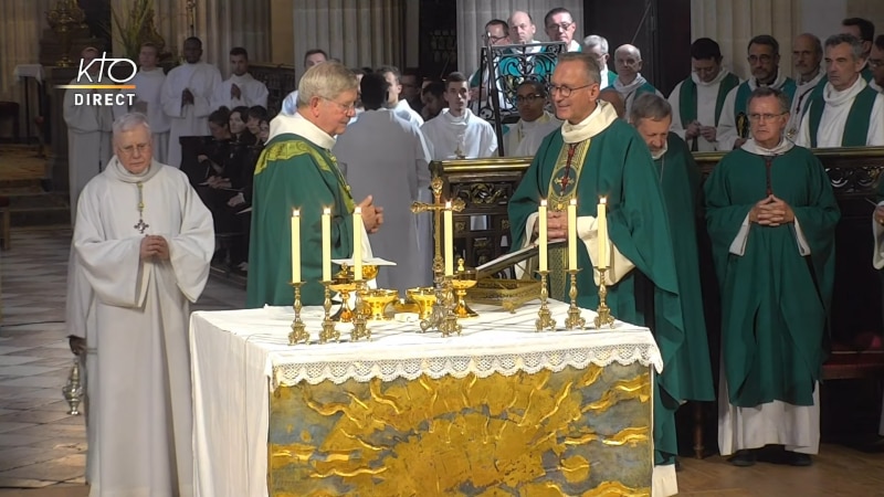 Messe d'installation de Mgr Olivier Ribadeau Dumas