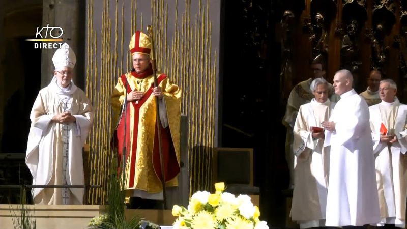 Messe d'installation de Mgr Philippe Ballot, nouvel évêque de Metz