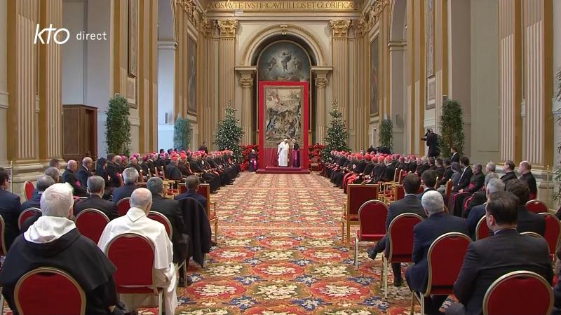 Les vœux du pape François à la Curie romaine