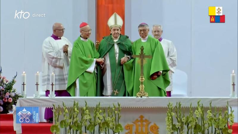Les vidéos du voyage du Pape en Mongolie et la conférence de presse