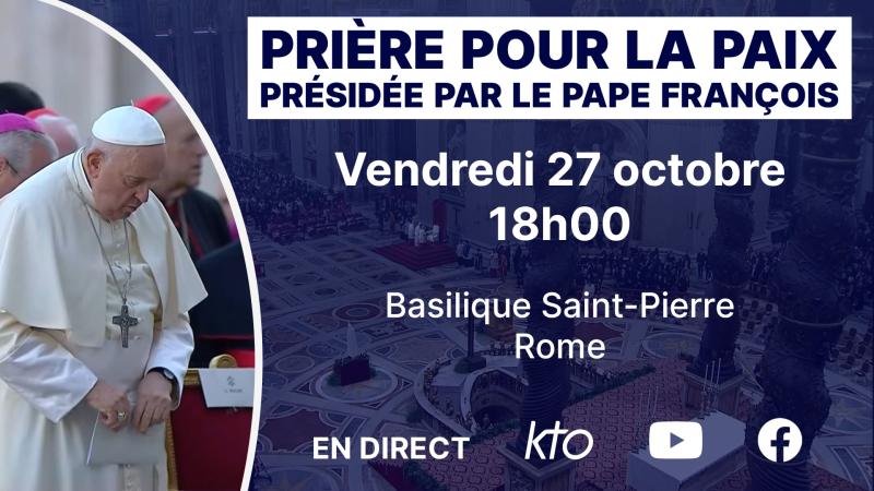 Pour la paix dans le monde, le Pape appelle à une journée de jeûne, de prière et de pénitence le 27 octobre
