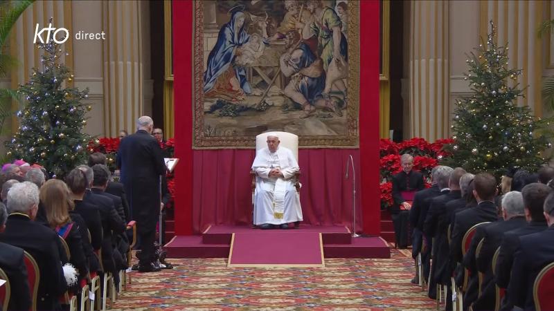 Les vœux du pape François au Corps diplomatique, ce lundi 8 janvier 2024