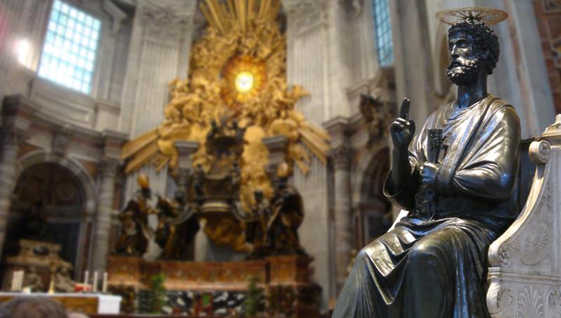 La fête de la chaire de saint Pierre