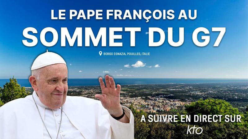 Le pape François au sommet du G7 en Italie
