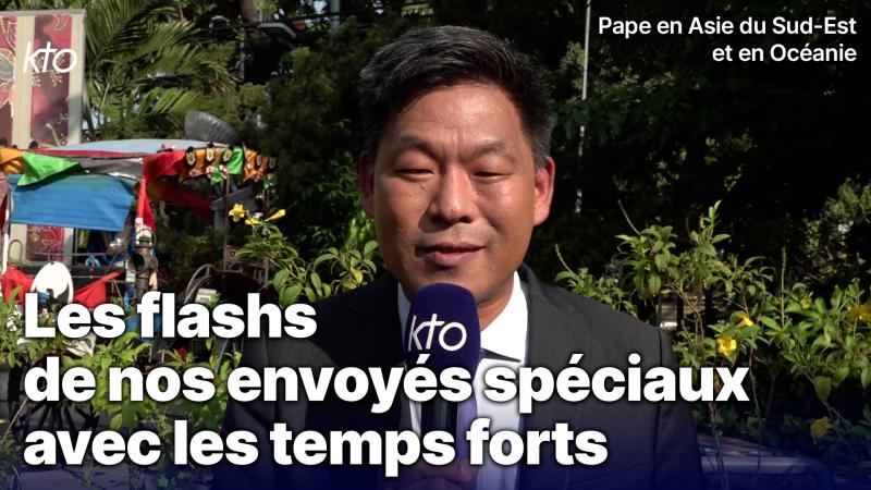 Pape en Asie-Pacifique : Retrouvez les flashs de nos envoyés spéciaux