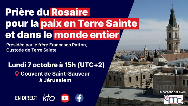 7 octobre : Journée de jeûne et de prière pour la paix