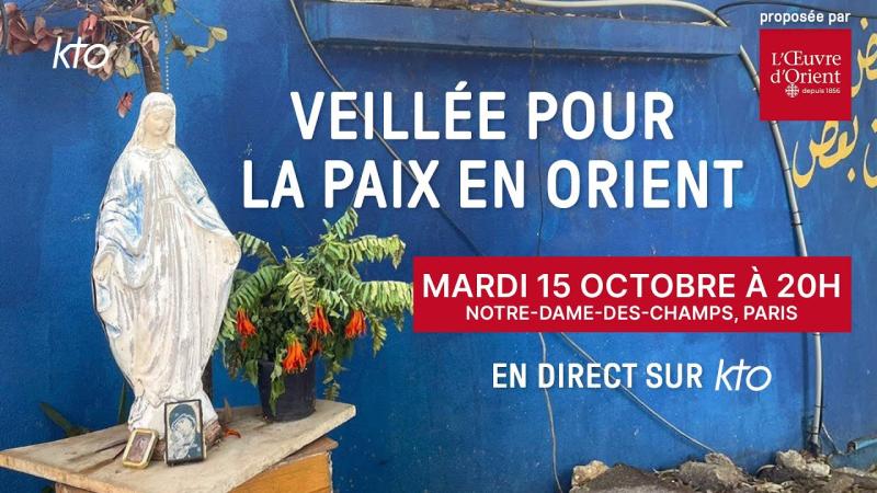 Veillée de prière pour la paix en Orient