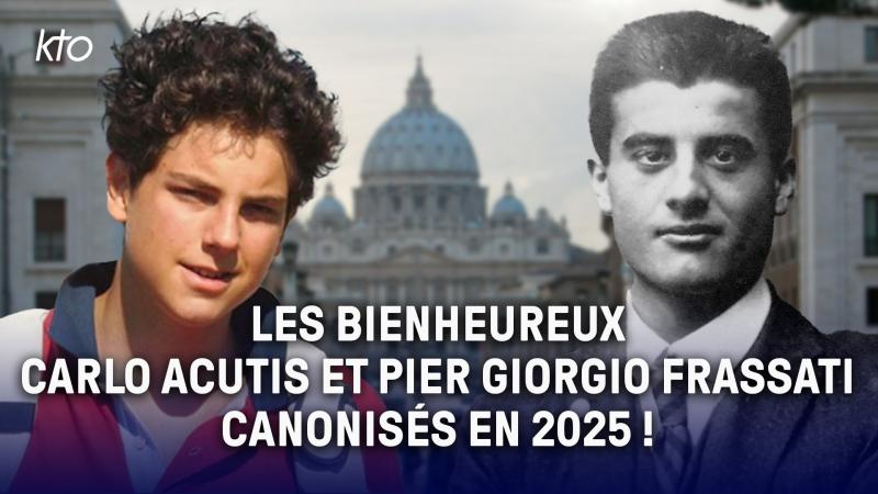 Les bienheureux Carlo Acutis et Pier Giorgio Frassati canonisés en 2025