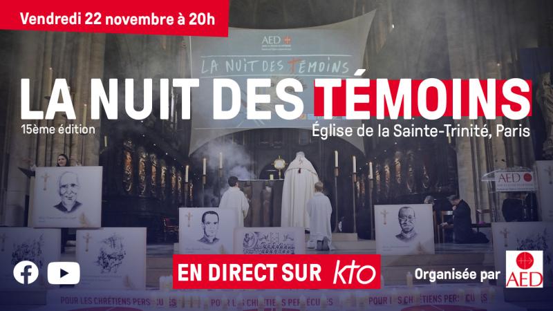 La Nuit des Témoins 2024, en direct sur KTO