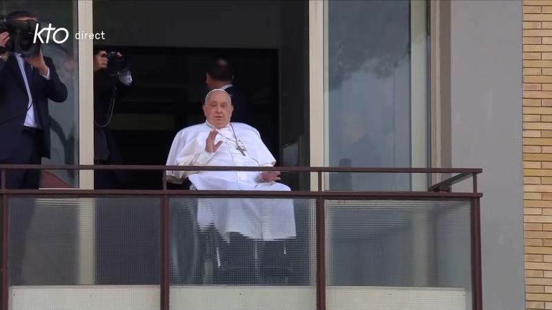 Salutation et bénédiction du pape François depuis Gemelli, en direct sur KTO